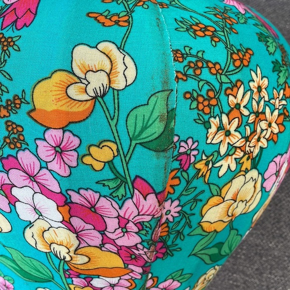 Handmade fabric lantern from Vietnam 14 inches - Picture 5 of 6